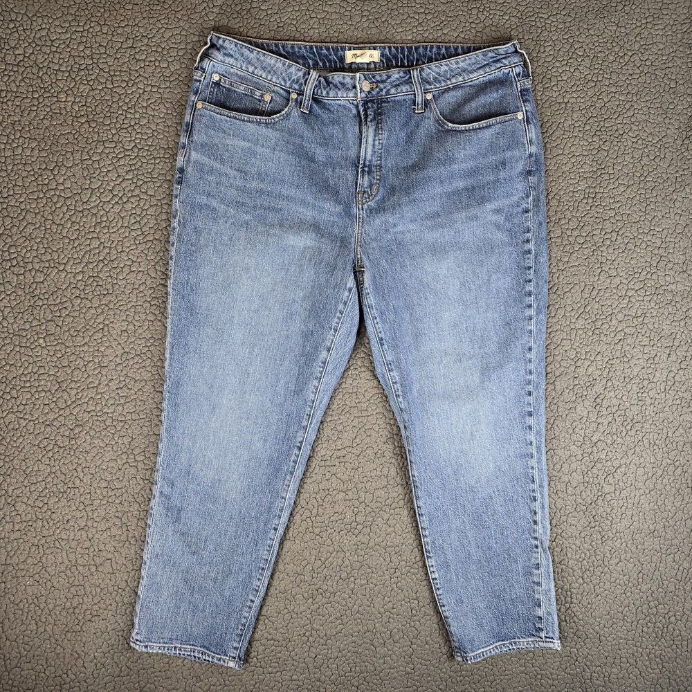 Madewell Jeans Womens 18W The Plus Perfect Vintage Jeans Heathcote Blue NG761